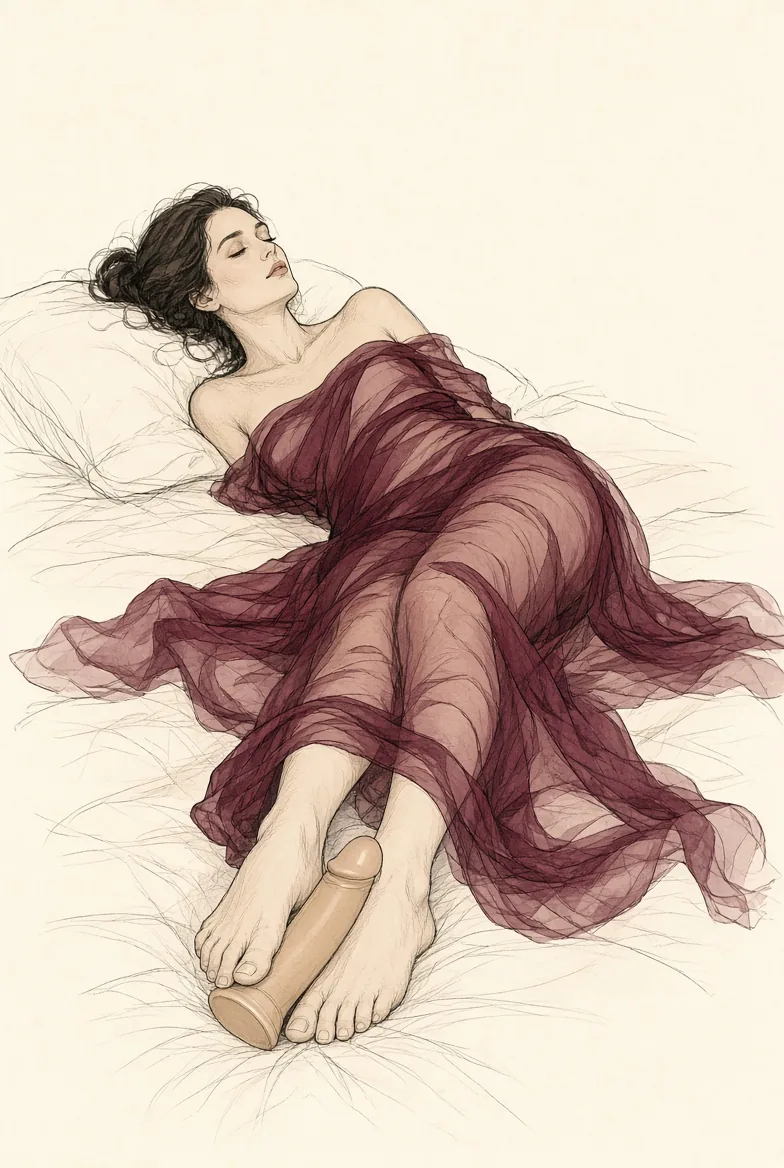 Illustration for foot fetish