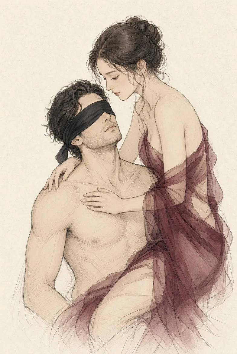 Illustration for blindfolds